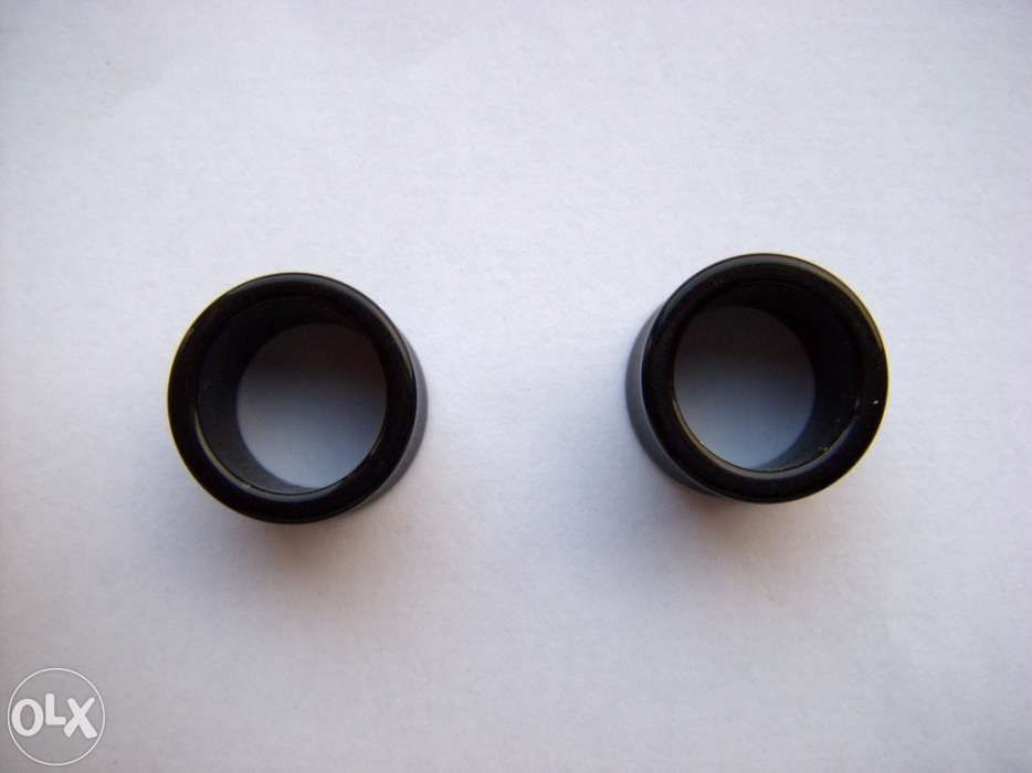Piercing tunel 13/14mm em acrilico preto