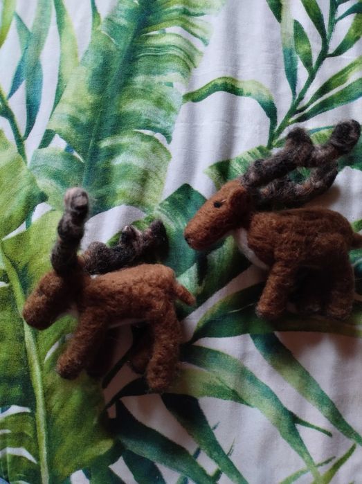 Maskotka zabawka figurka renifer jeleń