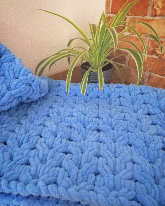 koc niemowlecy
Bardzo delikatne i miękkie kocyki tkam na