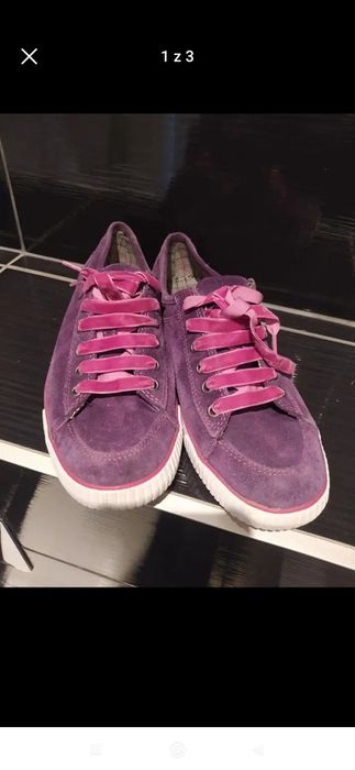 Clarks 40 tenisówki trampki sneakersy skóra