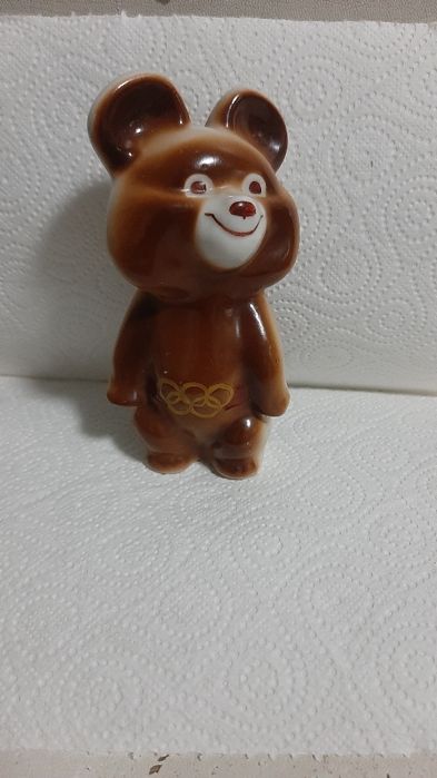 Олимпийский мишка фарфор