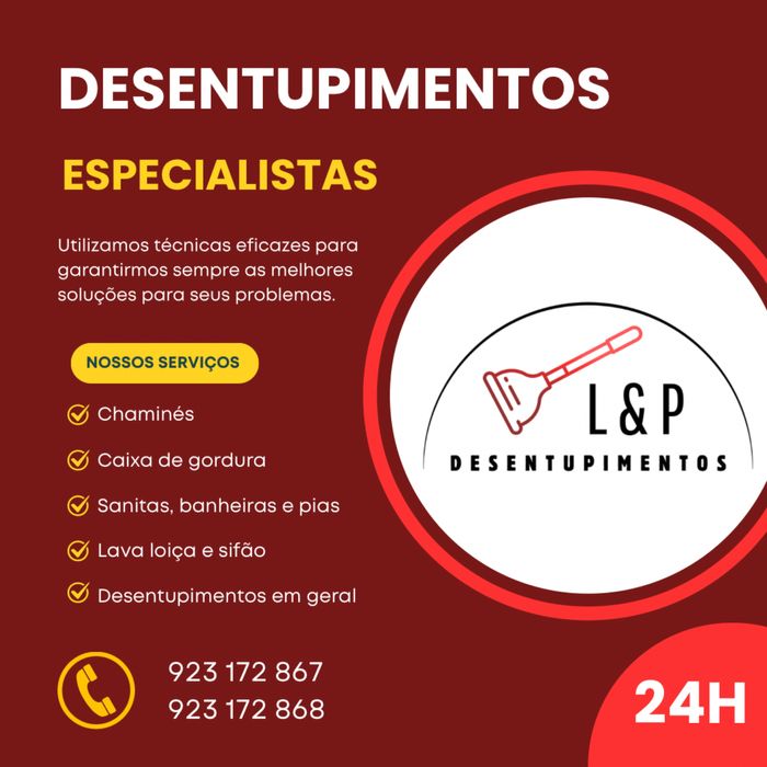 Desentupimentos e Limpeza de Chaminés 24h em Braga