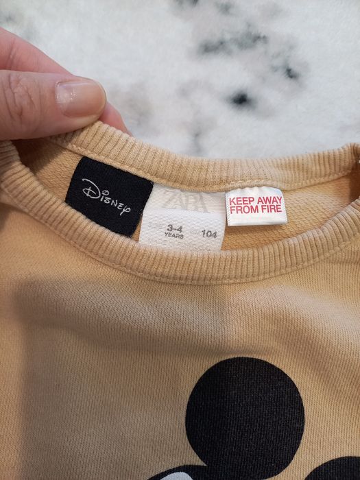 Світшот дитяча реглан кофта Disney Mickey Zara 104