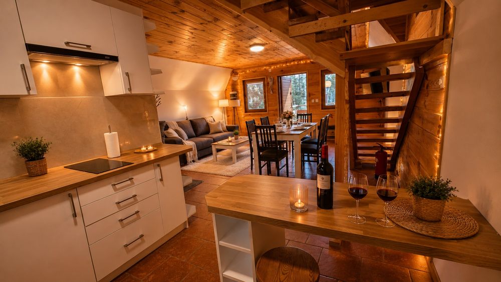 Domki Bieszczady 4-6 osobowe, jacuzzi, sauna i sauną  Czarna Górna