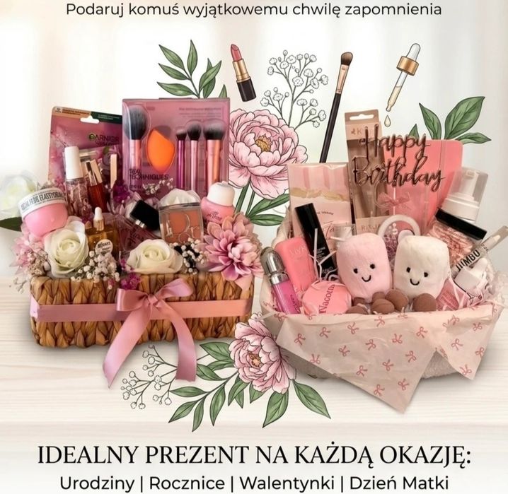 Box niespodzianka, zestaw kosmetyków i Aksessuaru.
