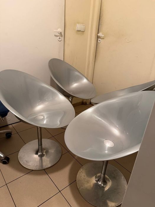Na sprzedaż: 4 krzesła obrotowe Kartell Ero|S| – Philippe Starck