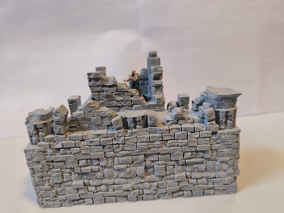 Zrujnowany mur 7(Lost City) RPG Diorama Makieta D&D