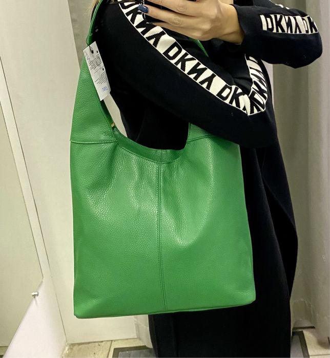 Сумка хобо Мягкая кожаная сумка Шоппер Virginia conti