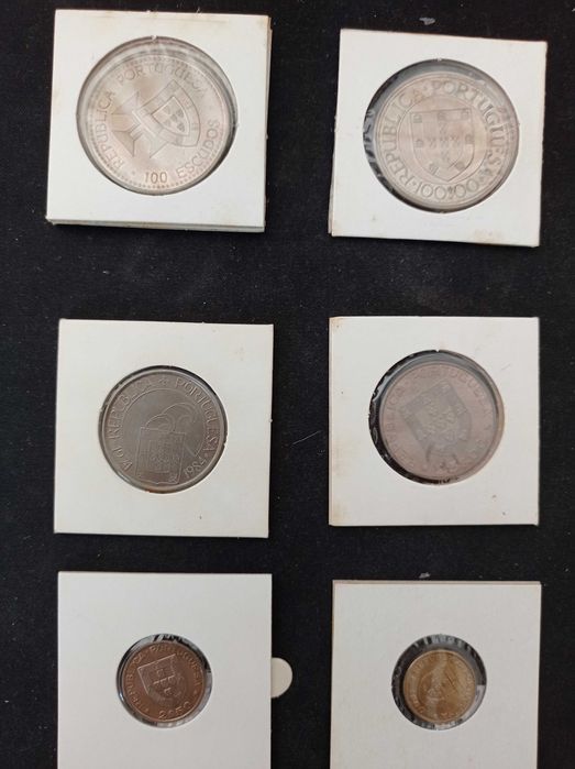 12 Moedas comemorativas - Portugal anos 80