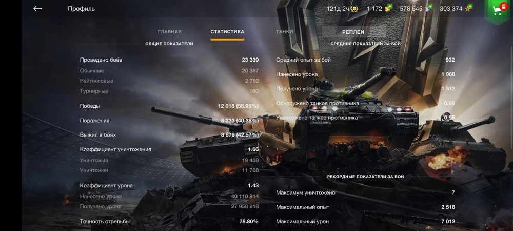 Продам или обменяю на ноут бук Акаунт wotblitz