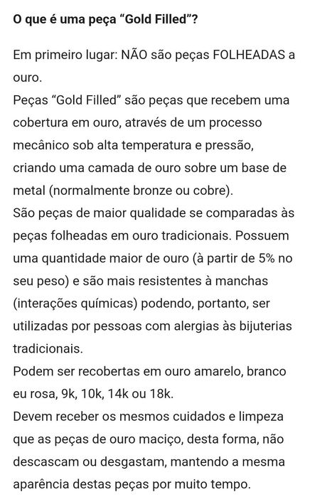 Caneta Cross em ouro