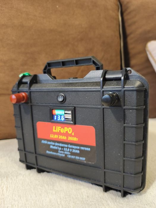 Продам аккумулятор+павербанк LiFePo4 12v 20ah,