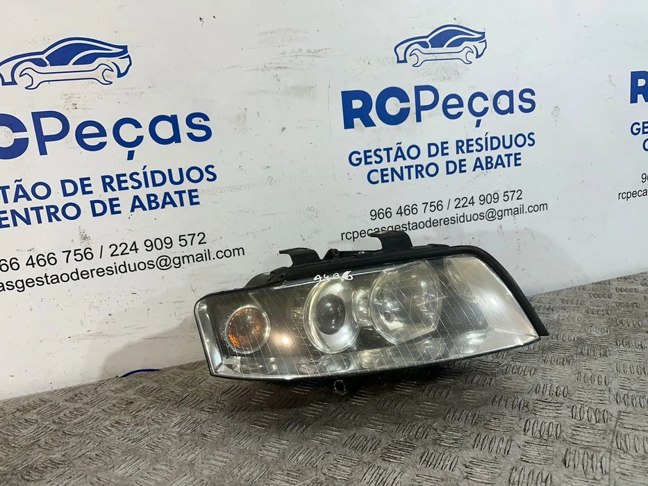 Conjunto Farois Otica Frente Frontal Audi A4 B6 Original