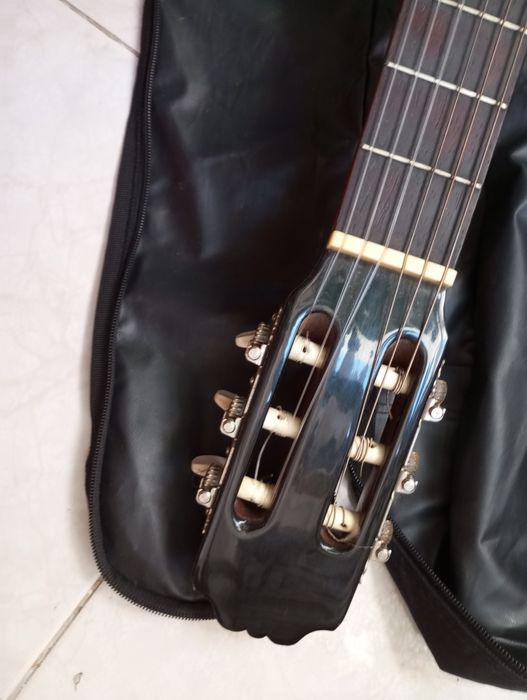 Guitarra Clássica Miguel Ângelo n1 adulto com mala de transporte e