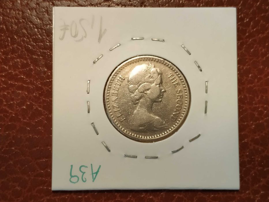 A39 moeda de 1 shilling de 1964 - Rodésia (países extintos)