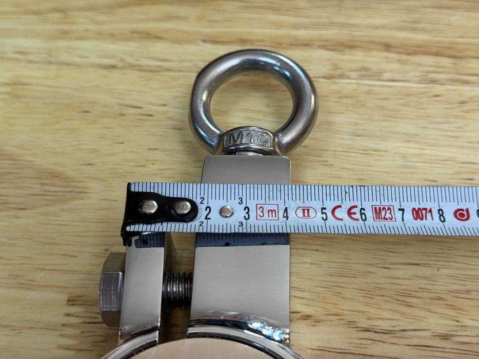 250 кг Магніт Неодимовий (Двосторонній) LNT- 70 + Трос 20 метрів (6мм)