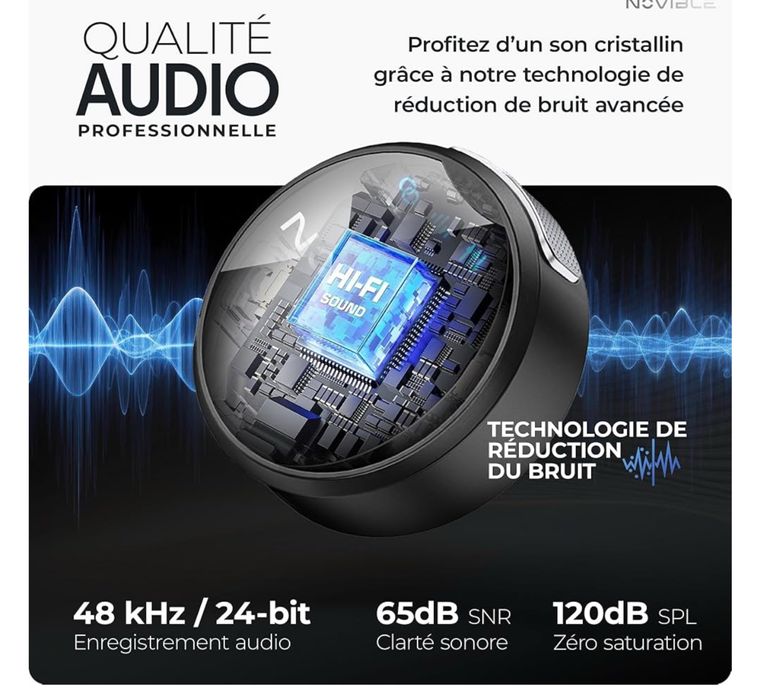 Bezprzewodowy mikrofon krawatowy Lavalier do iPhone'a, Androida