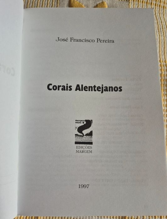 Livro " Corais Alentejanos"