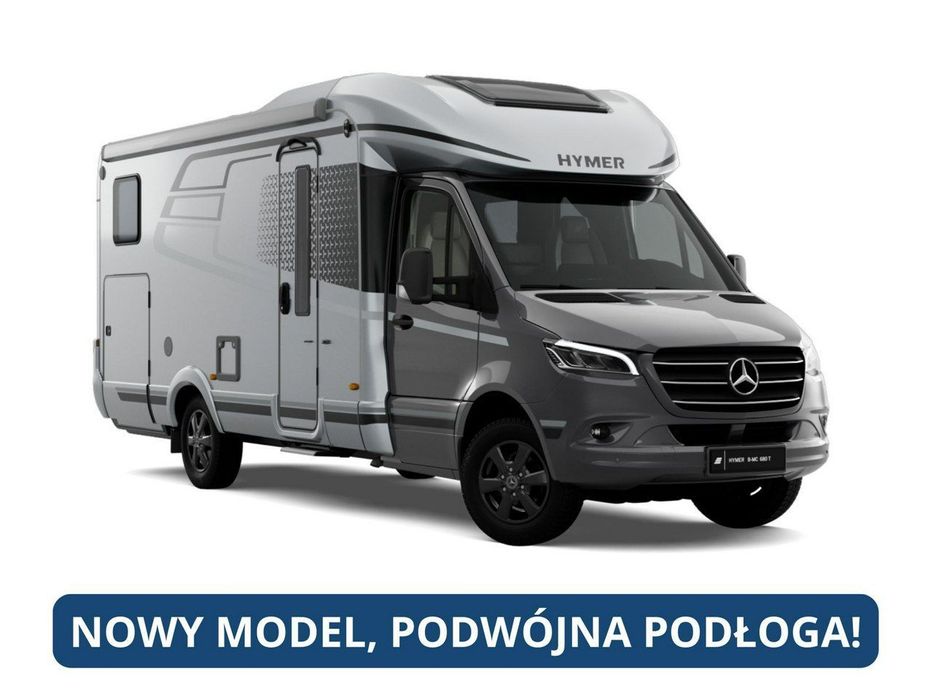 Hymer-Eriba Hymer B-MC T680  Przestronna półintegra od Hymera na Mercedesie po liftingu! Warszawa!