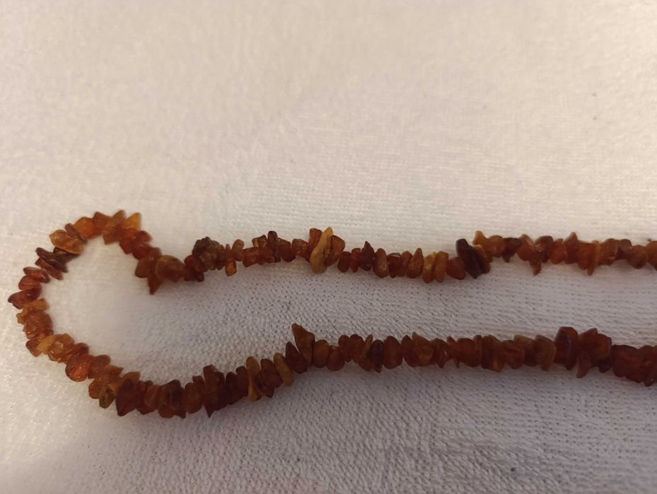Korale z naturalnego bursztynu