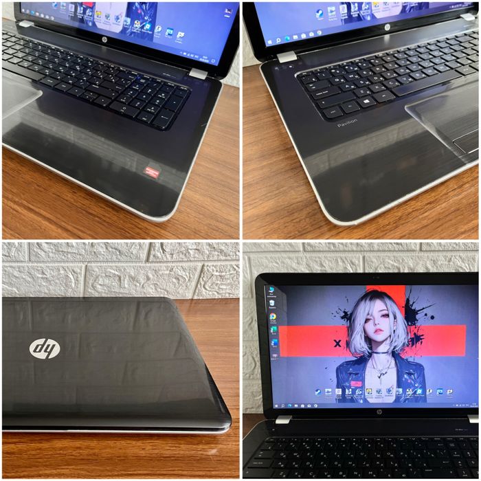 НР с большим экраном 17” / AMD 4 ядра + SSD + игры + комплект