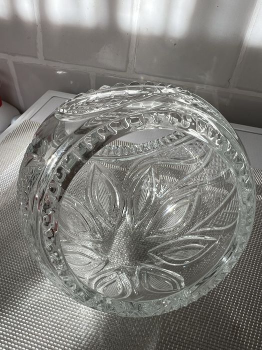 Хрусталь ладьи вазы рог