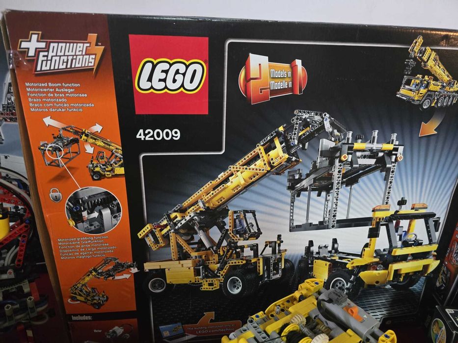 Conjuto 3 lego Technic com caixas 8110, mais 8265 e 42021