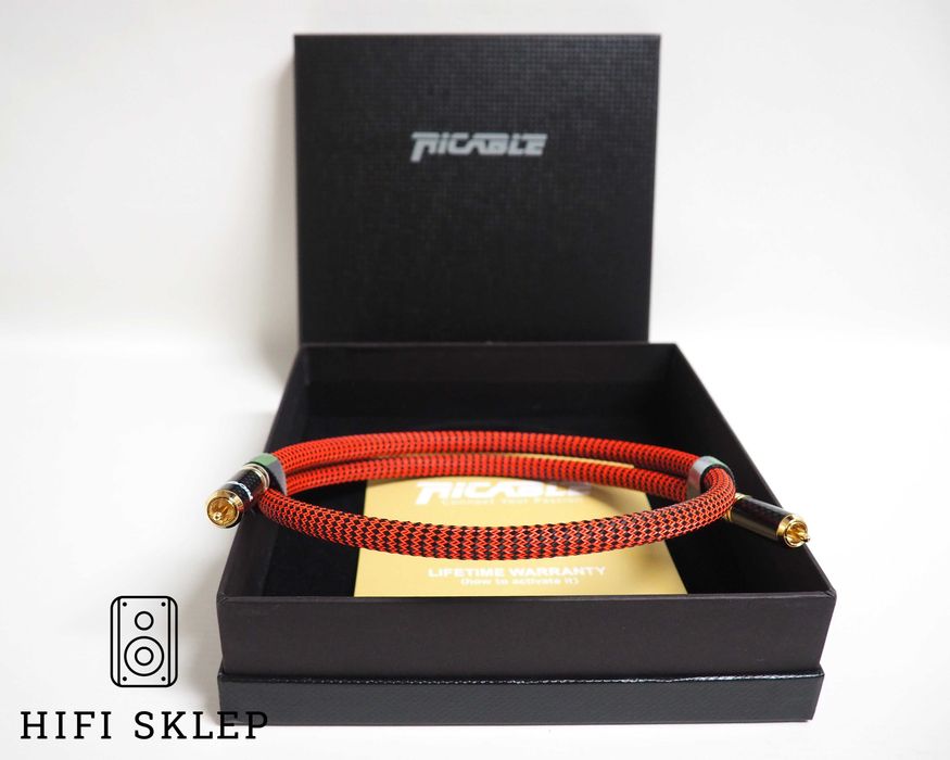 Ricable Invictus Coaxial/ kabel cyfrowy RCA - RCA - 1m Promocja