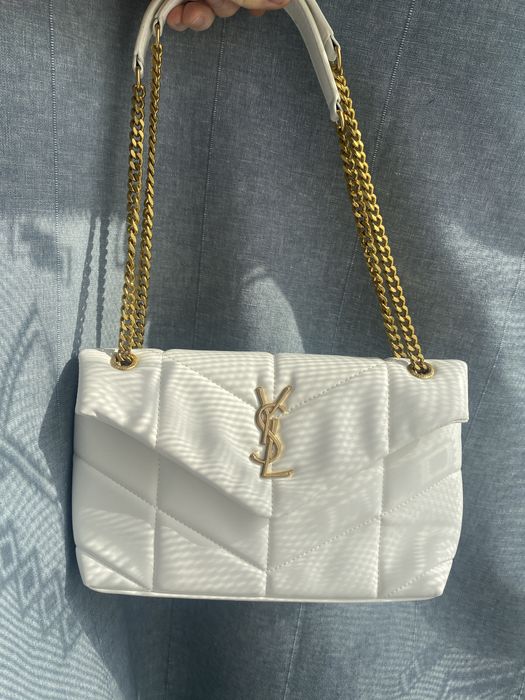 Saint Laurent torebka ysl skóra naturalna