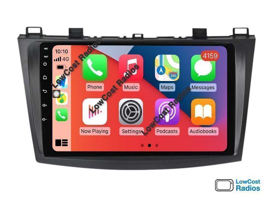 Auto Rádio GPS 9 Polegadas ANDROID MAZDA 3 (2004 a 2012) | BT USB WIFI | CARPLAY • ANDROID AUTO