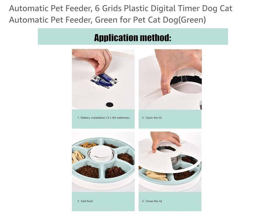 Comedor automático para cães e gatos