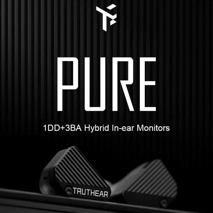 ‼️ TRUTHEAR PURE - проводные гибридные IEM наушники (1DD+3BA)