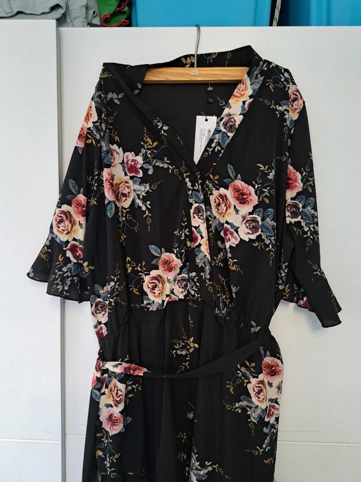 Boohoo śliczny zwiewna kombinezon letni 52