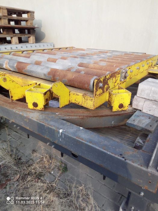 Konstrukcja Stół obrotowy do transportu palet