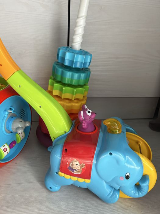 Лот Дитячі іграшки детские игрушки kiddiland куб слон циркач пірамідка винтова