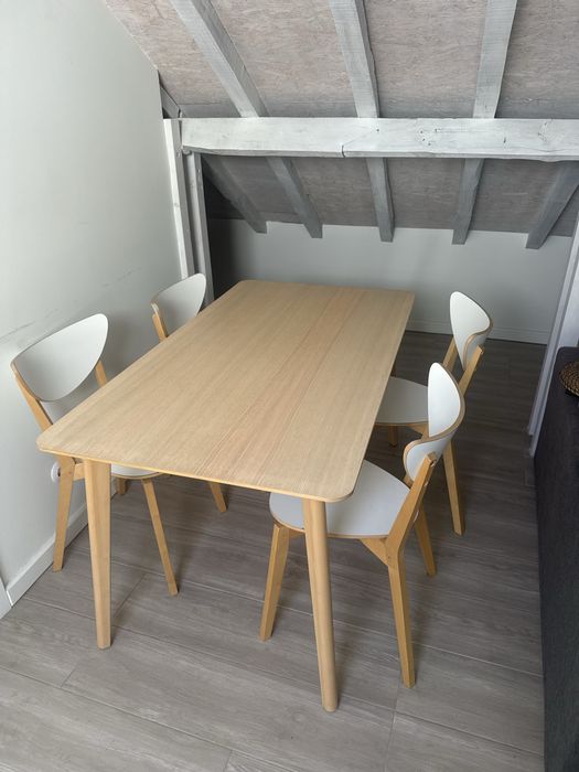 Mesa LISABO Ikea + 4 cadeiras