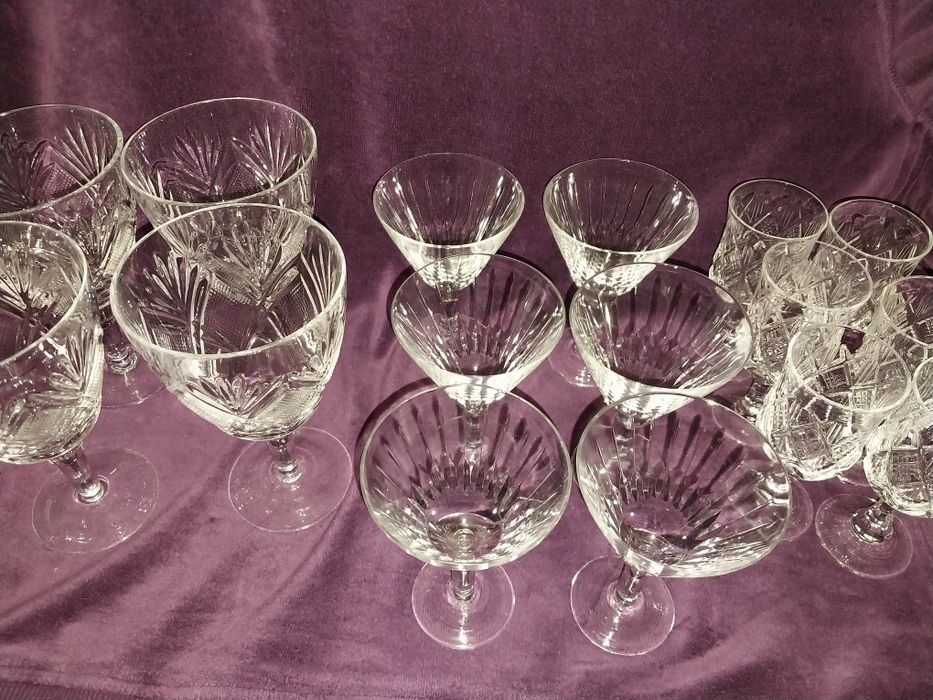 Хрустальные рюмки, стопки, бокалы, стаканы