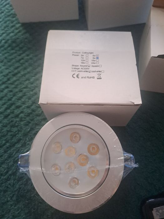 Lampy sufitowe led 9w
