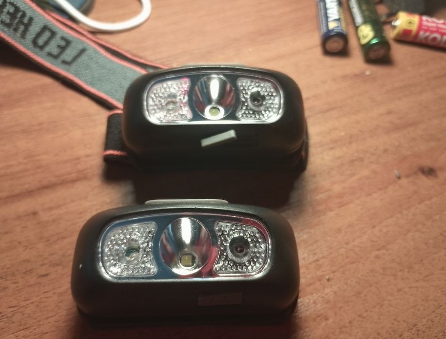 Налобний ліхтар фонарь, з датчиком руху, практична зручна модель