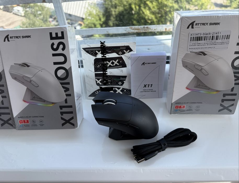 Нова Attack Shark X11 ігрова мишка безпровідна bluetooth блютуз