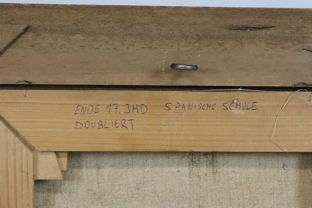 Kobieta przy wieczerzy, stary obraz XVII/XVIII wiek