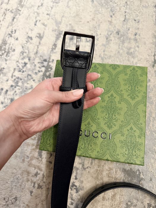 Шкіряний пасок Gucci