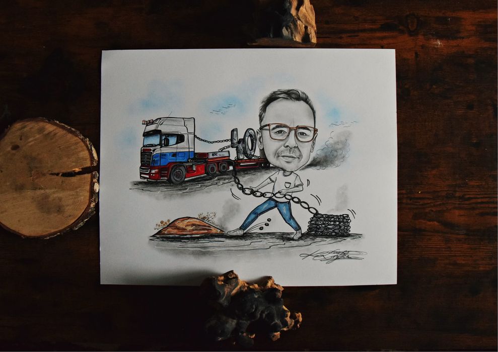 Karykatura pomysł na wyjątkowy prezent na każdą nadchodzącą okazje !