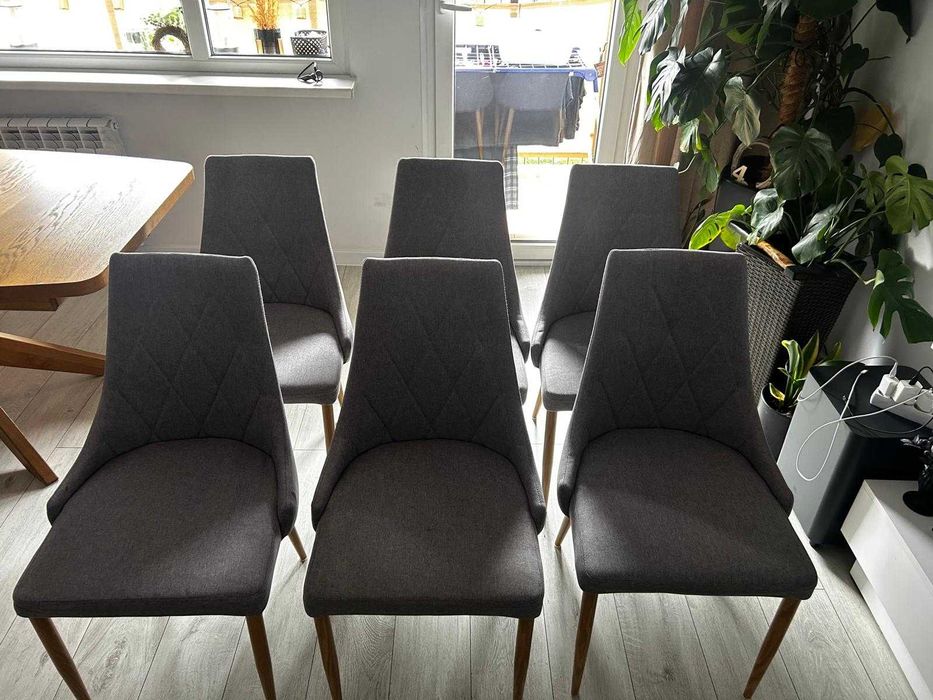 Komplet 6 krzeseł