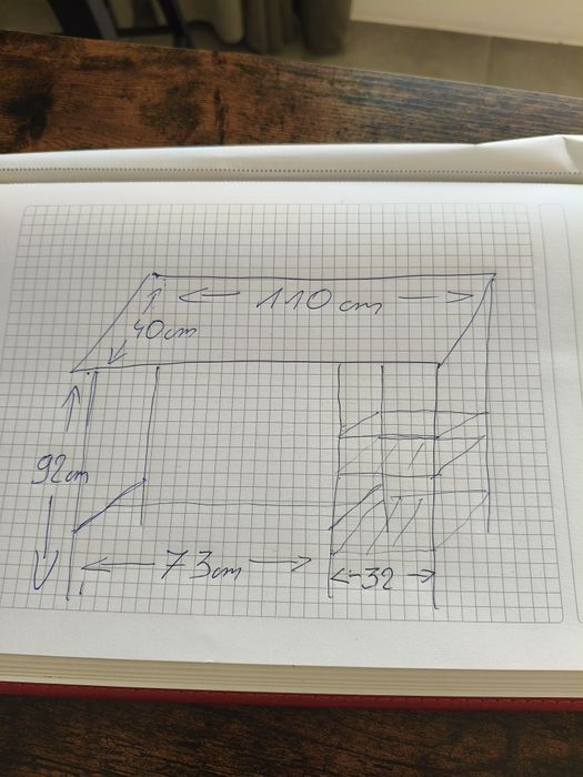 Stół barowy industrialny barek LOFT rustykalny