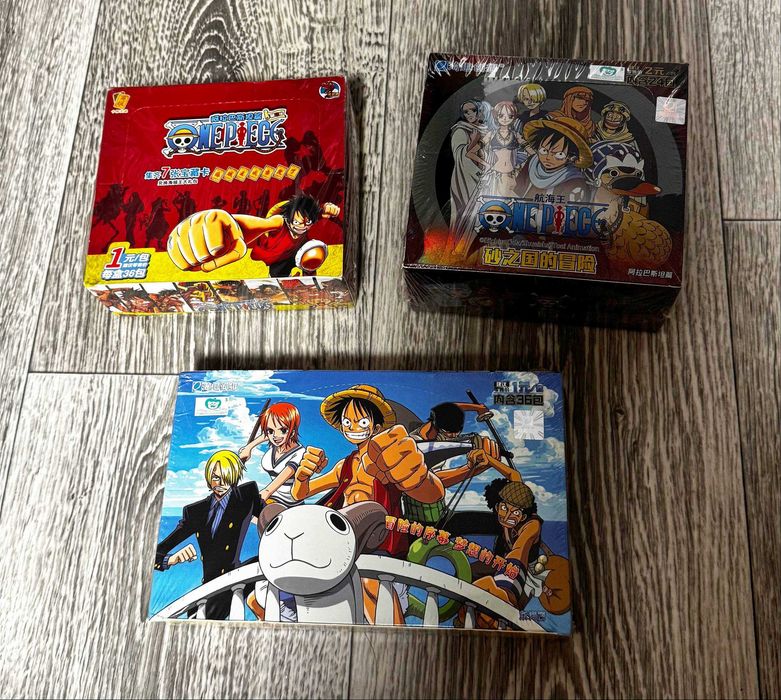 РОЗПРОДАЖ!!! Колекційні бустери, набори, бокси, альбоми Аніме - One Piece, Naruto