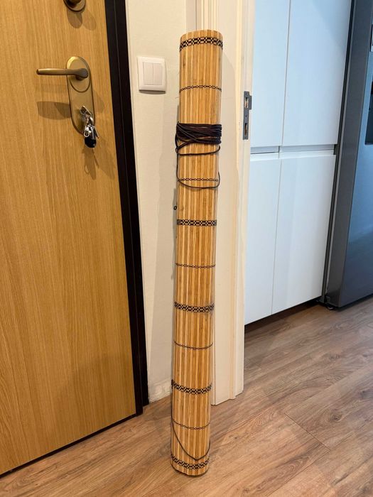 Estore de bambu para interiores claro 120 x 250 cm