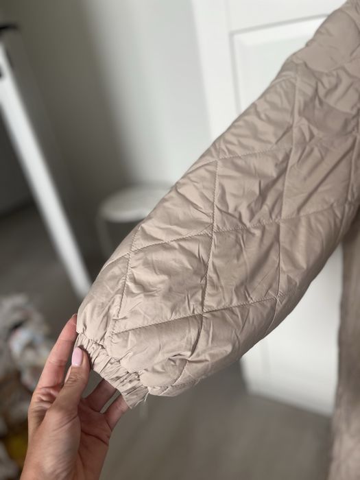 Kurtka parka płaszcz pikowany Zara S