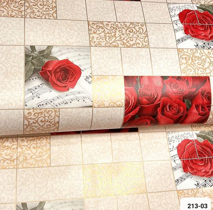 Влагостойкие обои для кухни, коридора. Мойка. Шпалери.