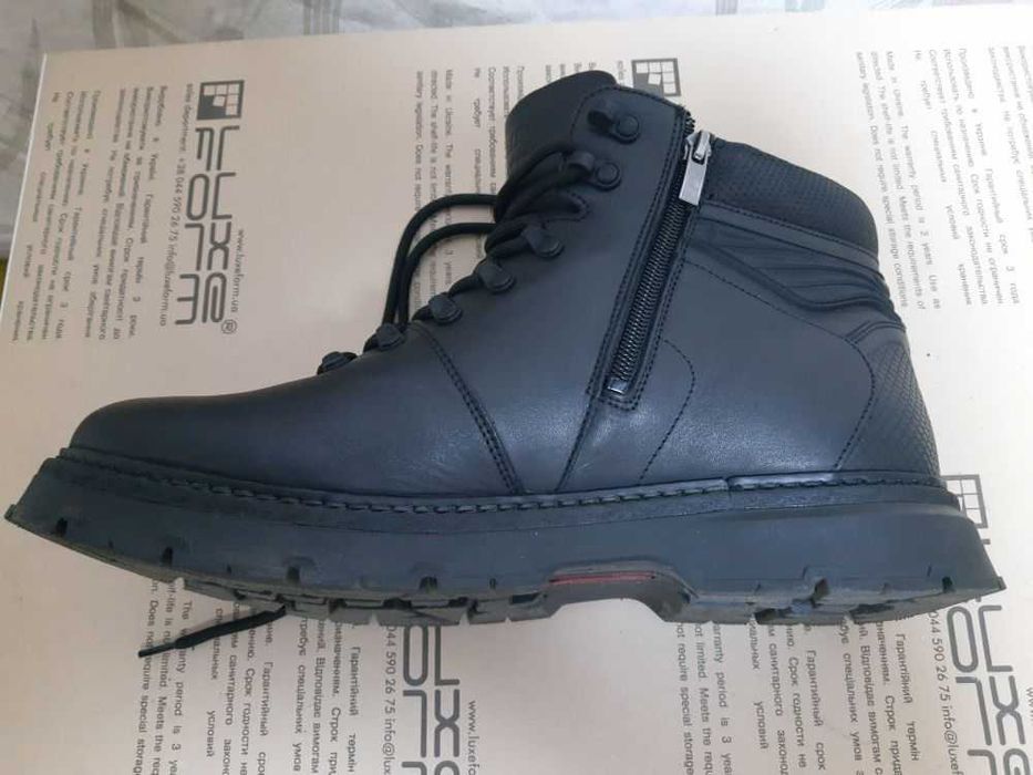 черевики ботінки чоловічі шкіряні 43 нові продаю бо не підійшов розмір